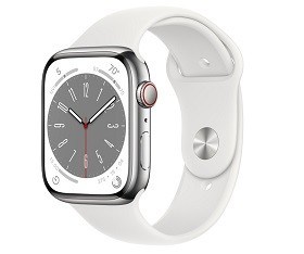 Ceas-smartwatch-Apple -Watch-Series-8-USA-GPS-45mm-Silver-MP6Q3-chisinau-itunexx.md